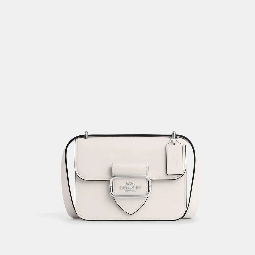 NWT! Coach Outlet‎ Morgan Square Crossbody  Silver/Chalk